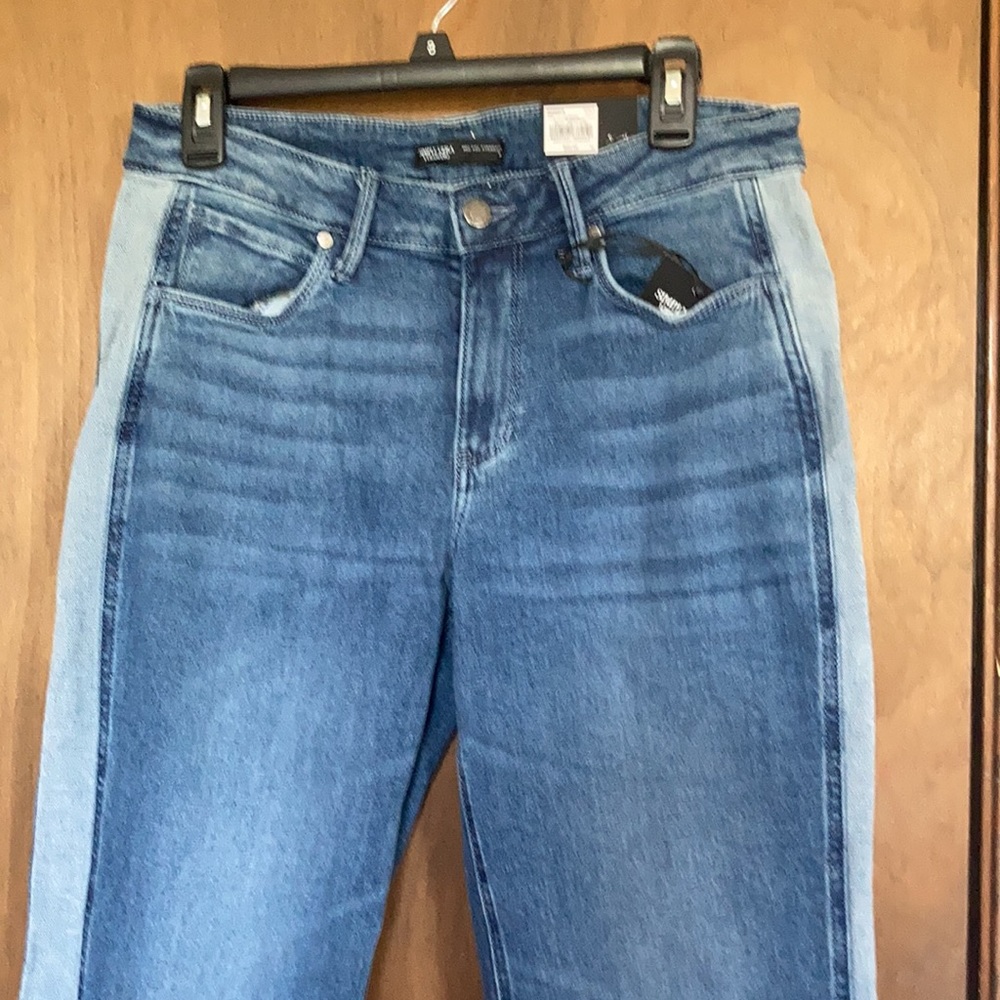 Simply Vera Vera Wang jean straight power stretch jean with side stripe 6 or 14 - Picture 5 of 17